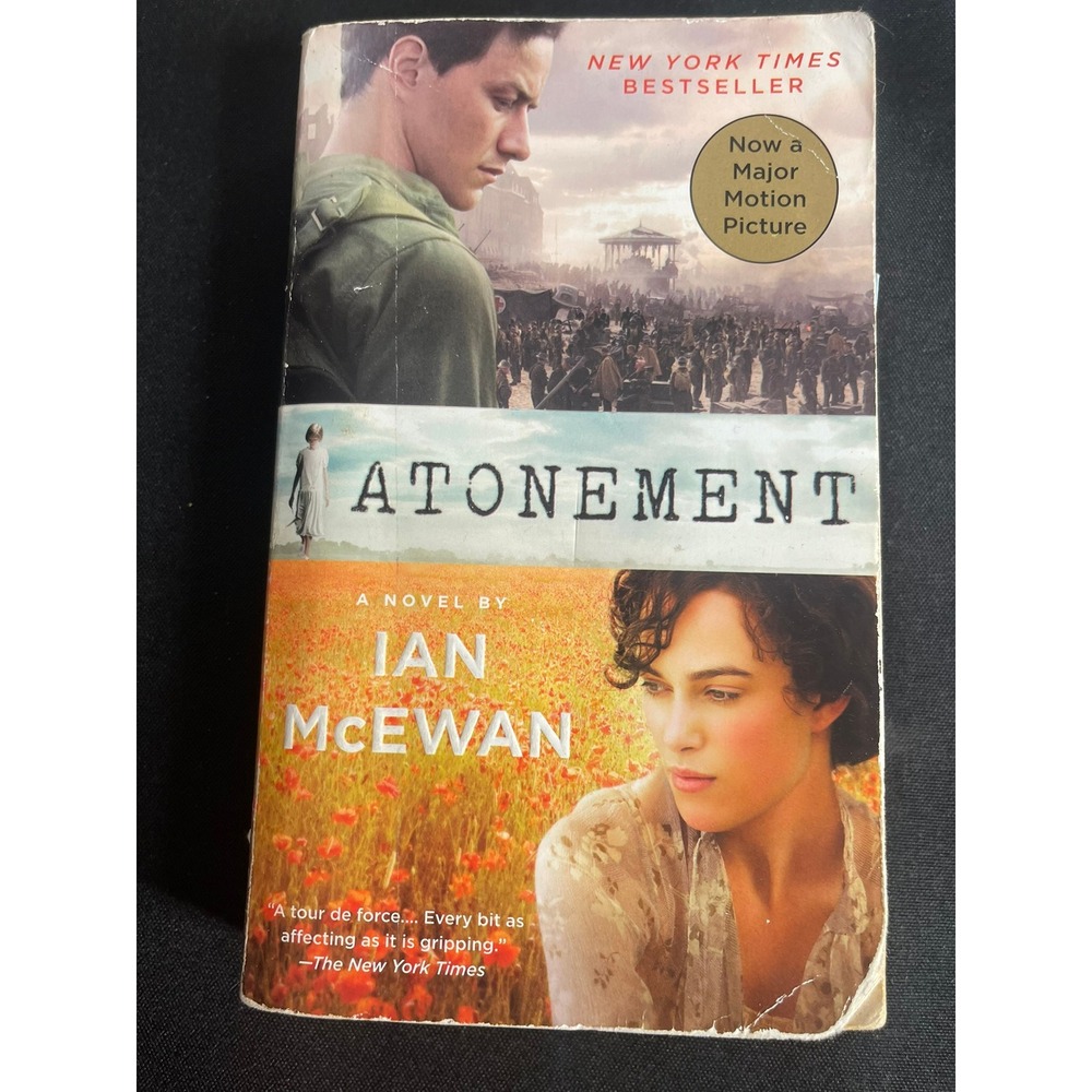 Atonement Ian McEwan Paperback Movie Tie-In Historical Fiction 9780307388841